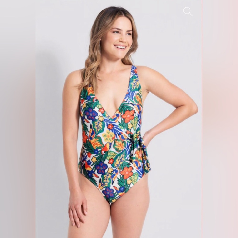 ModCloth‎ NWOT The Bonita One-Piece Floral Swimsuit